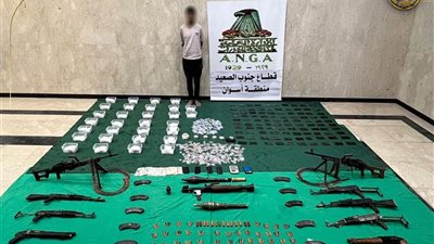 تصفية 5 عناصر إجرامية شديدة الخطورة في أسوان وضبط 47 كيلو مخدرات