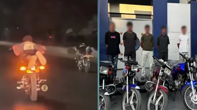 القبض على 5 متهمين في استعراض دراجات نارية بالقليوبية