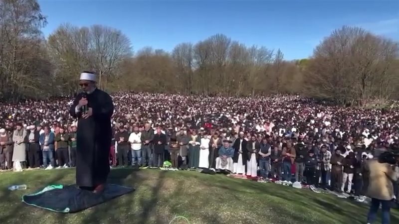 صلاة العيد في أوروبا