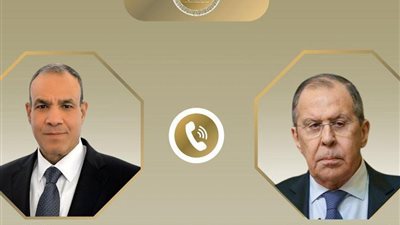 خلال اتصال هاتفى وزير الخارجية يبحث مع نظيره الروسى مستجدات الوضع الاقليمى