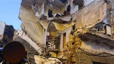 انهيار منزل فى حدائق القبة وانتقال الحماية المدنية إلى موقع الحادث