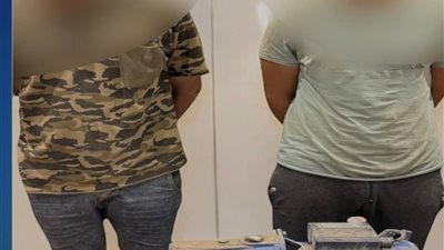 بعد تداول فيديو لهما.. سقوط لصين سرقا موتور مياه من عقار بالمرج