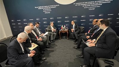 وزير الخارجية والهجرة يلتقي بوزير خارجية إيران في اسطنبول