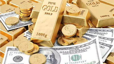 انهيار أسعار الذهب وتراجع الدولار والعملات وارتفاع البورصة اليوم الثلاثاء 24 يونيو