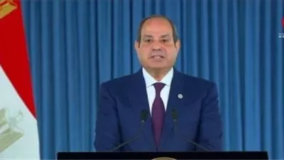السيسي في ذكرى 30 يونيو: مصر استعادت هويتها وندعو لسلام عادل يحقق الدولة الفلسطينية