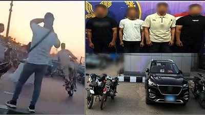  من زفة عريس لـ قسم الشرطة.. ضبط 4 متهمين عطلوا المرور بحركات استعراضية بكورنيش القاهرة