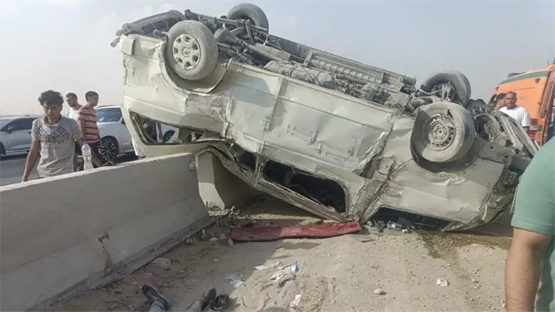 حادث طريق السخنة