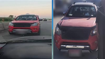 ضبط سائق سار عكس الاتجاه على الزراعي بين طنطا وكفر الشيخ :كنت عايز أختصر الطريق