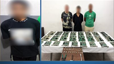 سرقة معدات بـ 3 ملايين جنيه من كابينة اتصالات.. وضبط الجناة في القاهرة