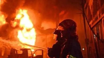 اندلاع حريق هائل في مصنع منظفات وكيماويات في منطقة الروبيكي