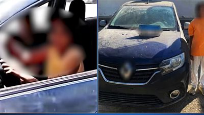 الداخلية تضبط طفلًا يقود سيارة بدون لوحات معدنية في بني سويف