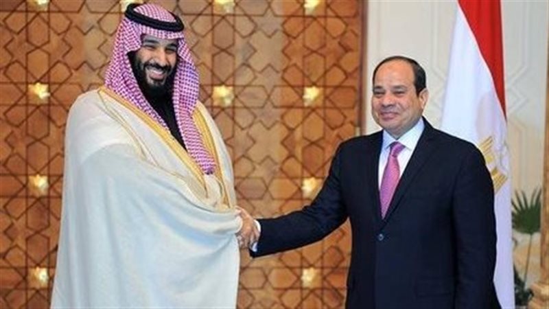 الرئيس عبد الفتاح السيسي والأمير محمد بن سلمان 