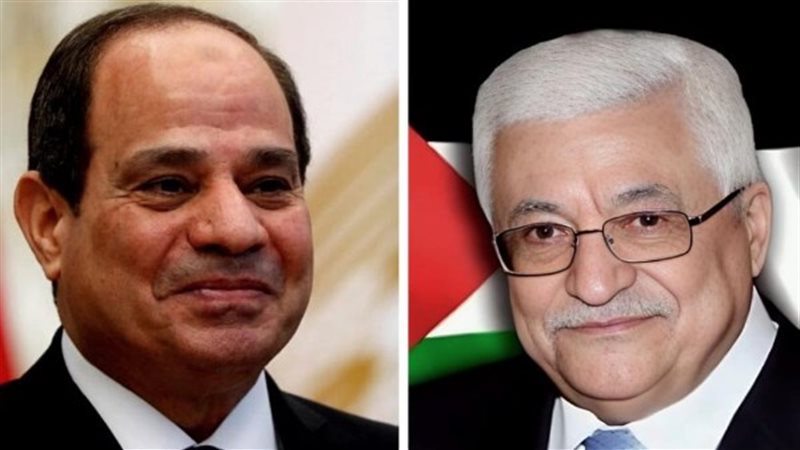 الرئيس المصري والفلسطيني