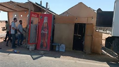حملة مكبرة لإزالة الإشغالات بالطريق الصحراوي الغربي لقرية طوخ الخيل بالمنيا