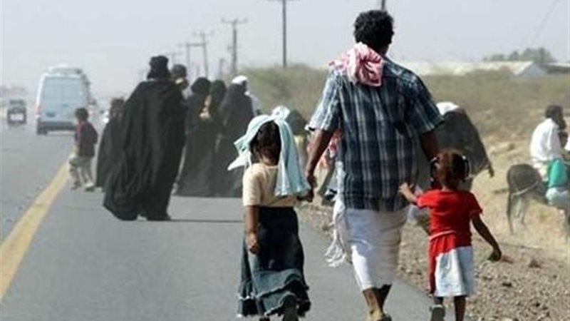نزوح جماعي في اليمن