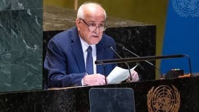 مندوب فلسطين بالأمم المتحدة: نثمّن موقف مصر الرافض لتهجير الفلسطينيين من غزة