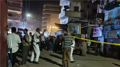 إخلاء 3 منازل مجاورة لعقار المنيا المنهار.. وقرار إزالة صادر منذ 2019