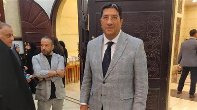 المستشار أمير رمزي يشارك في عزاء المستشار أحمد الزند بمسجد المشير طنطاوي