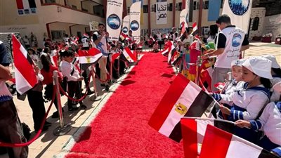 قطار جولات مستقبل وطن في المحافظات يتفقد مدرسة سيد درويش عقب الانتهاء من أعمال تطويرها
