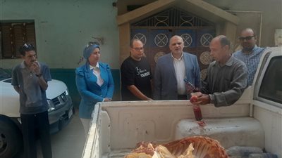ضبط وكر سري لذبح المواشي وتزوير أختام اللحوم الحكومية ببني سويف