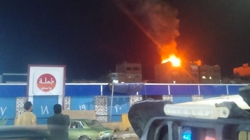 حريق منزل في دشنا