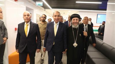 محافظ المنيا يشهد افتتاح فرع البنك الأهلي المصري ببني مزار بعد تطويره