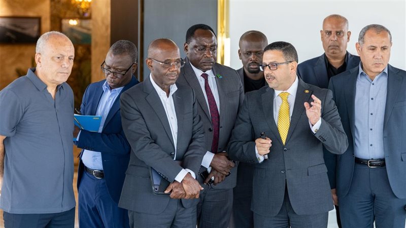 جانب من الزيارة 