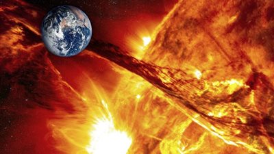 الأرض تواجه عاصفة مغناطيسية من المستوى الثالث