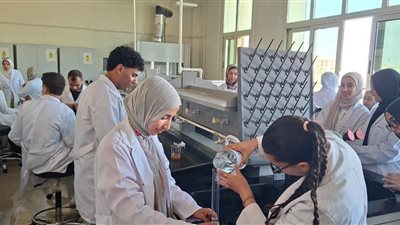 طلاب جامعة بني سويف الأهلية يحولون قشور الجمبري إلى مواد حيوية مستدامة