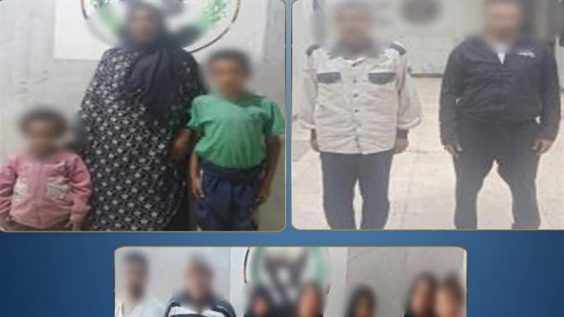 المتهمين  والأطفال