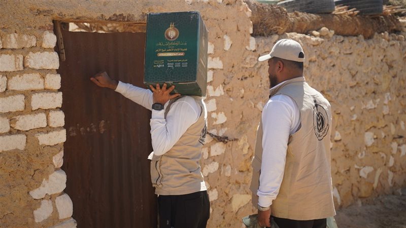 جانب من فعاليات التوزيع