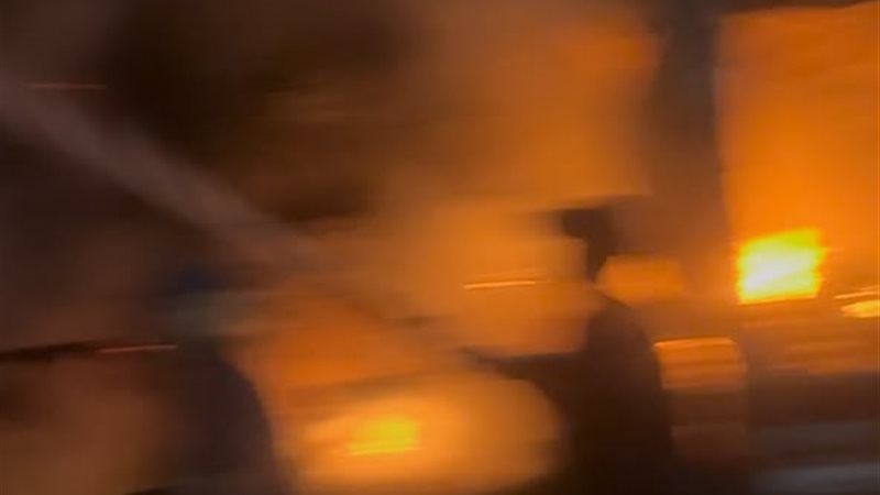 حريق داخل قاعة أفراح