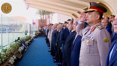 الرئيس السيسي يفتتح حفل تخرج الدفعة الأولى من الأكاديمية العسكرية المصرية
