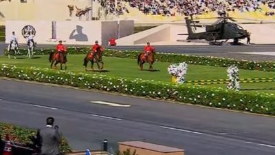 السيسي يتابع عروض المهارات القتالية والفروسية ضمن فعاليات حفل تخرج الأكاديمية العسكرية