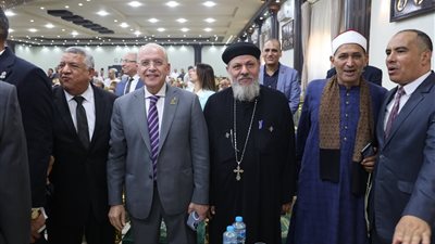 مؤتمر حاشد بكفر شكر لدعم حزب الجبهة الوطنية فى انتخابات الشيوخ