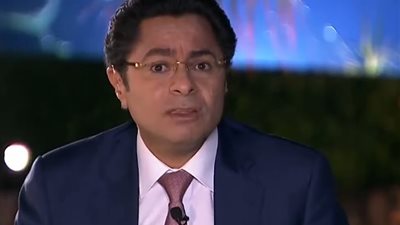 خالد أبو بكر يتعرض لوعكة صحية على الهواء مباشرة