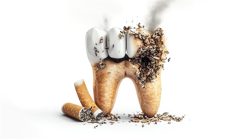 اصفرار الأسنان بسبب