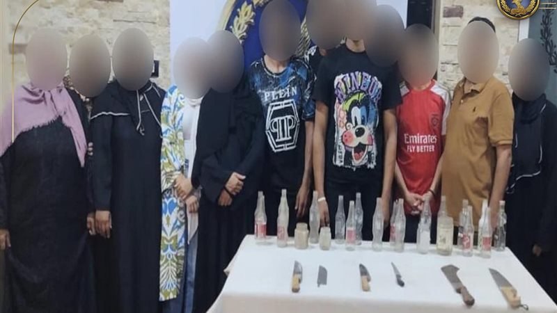 طرفي مشاجرة بالأسلحة