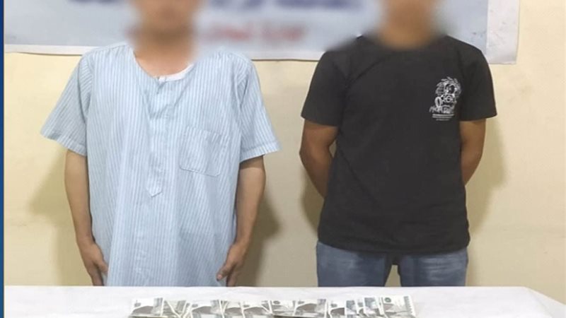 المتهمين والمضبوطات