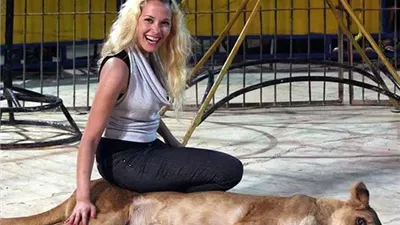 حبس أنوسة كوتة مدربة الأسود في واقعة عامل سيرك طنطا