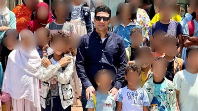 نائب محافظ سوهاج يشارك الأيتام يومًا ترفيهيًا بمدينة سوهاج الجديدة