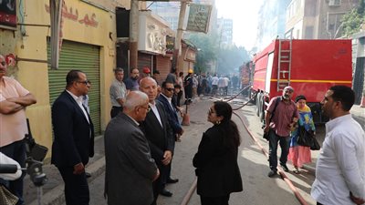  دون إصابات أو وفيات.. محافظ القاهرة يتابع  أعمال إطفاء حريق عقار بمصر الجديدة 