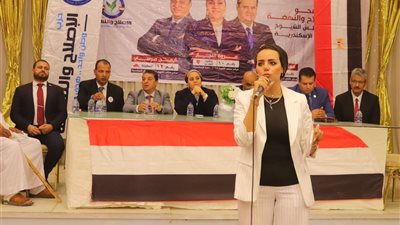 مؤتمر انتخابي ببرج العرب لدعم مرشحي حزب الإصلاح والنهضة لمجلس الشيوخ