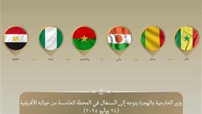 وزير الخارجية يتوجه إلى السنغال في المحطة الخامسة والأخيرة من جولته في غرب إفريقيا