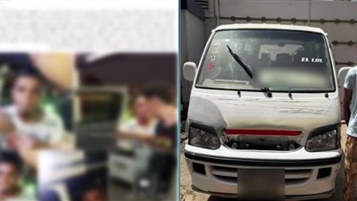  الأمن يضبط سائق ميكروباص اعتدى على زوجين بـ 