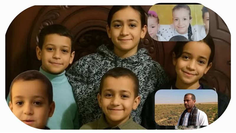 الأب وأطفاله الستة