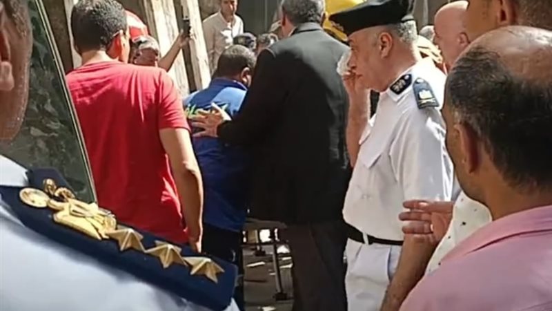 انهيار عقار طنطا