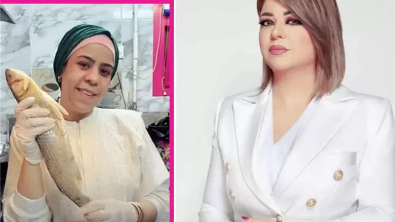 المذيعة علا شوشةوأم