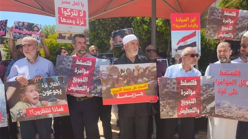 عناصر الإخوان يتظاهرون