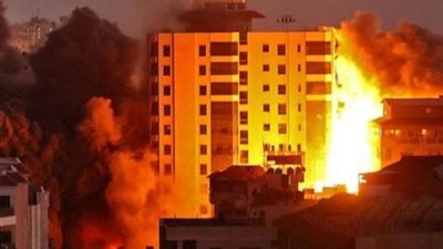 القاهرة الإخبارية: طيران الاحتلال يقصف شمال مدينة غزة